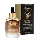 FARM STAY 24K Gold & Peptide Signature Ampoule 35ml (3 Options)